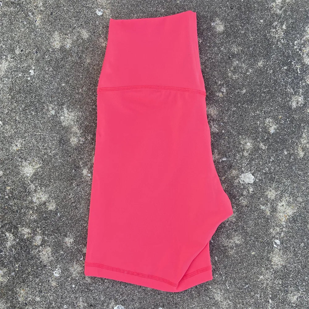 PrimeWalk Solid Color High Waist Short