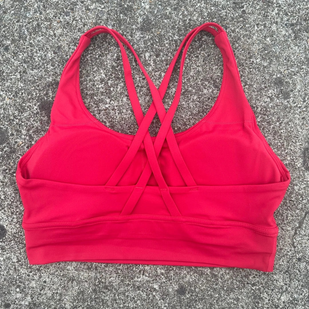 PrimeWalk Solid Color Fitness Sport Bra