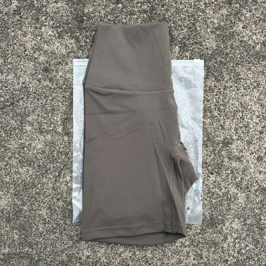 PrimeWalk Solid Color High Waist Short