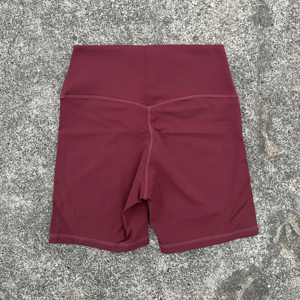 PrimeWalk Solid Color High Waist Short