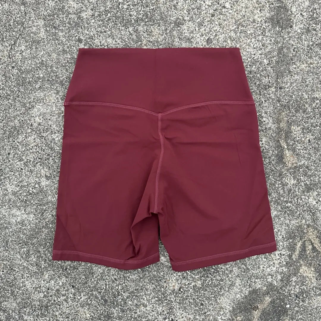 PrimeWalk Solid Color High Waist Short