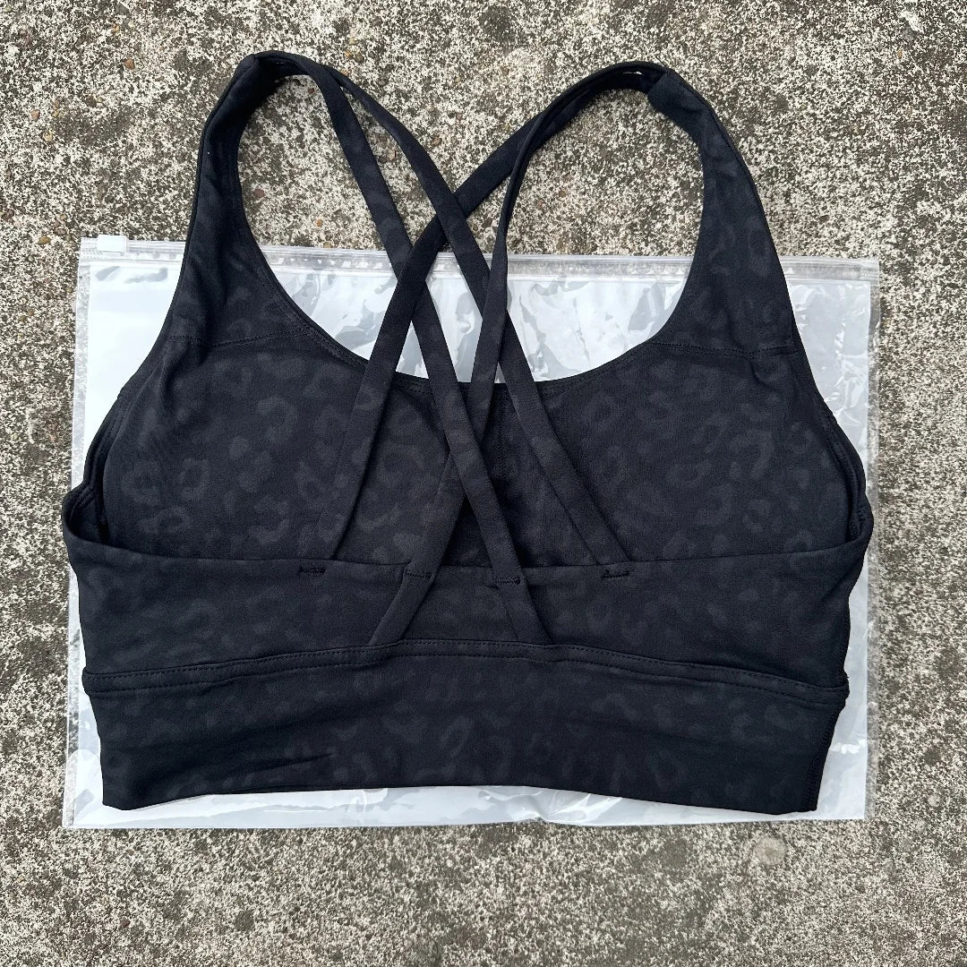 PrimeWalk Solid Color Fitness Sport Bra