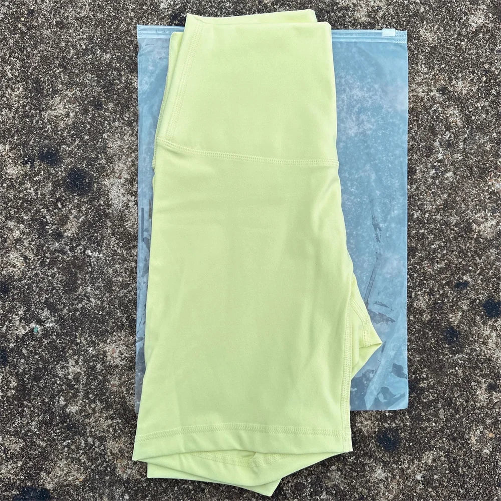 PrimeWalk Solid Color High Waist Short