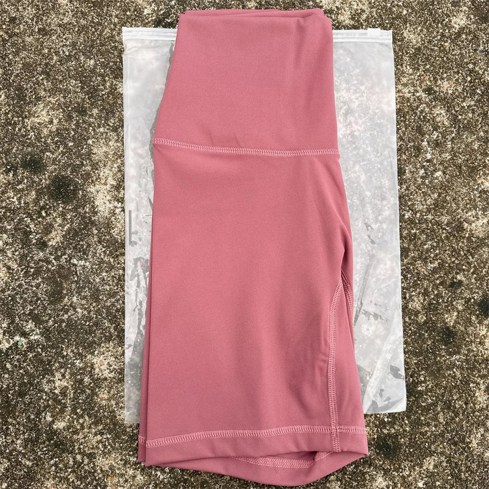 PrimeWalk Solid Color High Waist Short