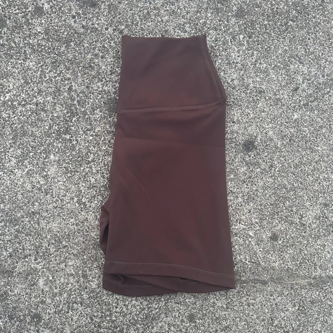 PrimeWalk Solid Color High Waist Short