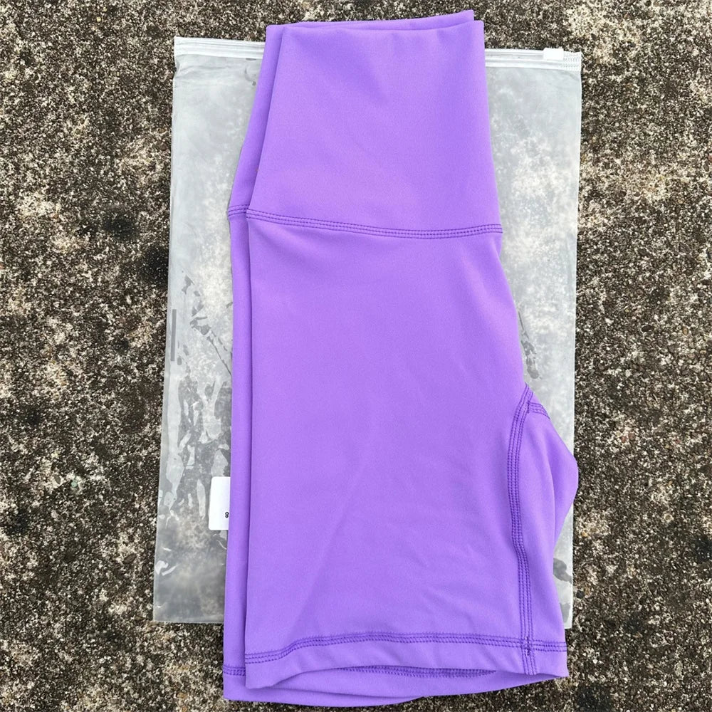 PrimeWalk Solid Color High Waist Short