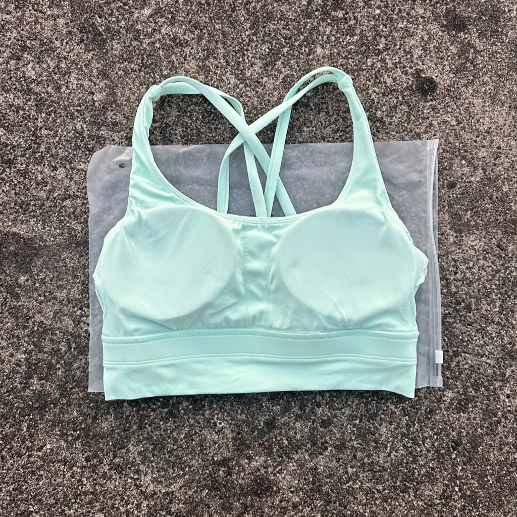 PrimeWalk Solid Color Fitness Sport Bra