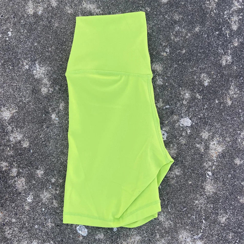 PrimeWalk Solid Color High Waist Short