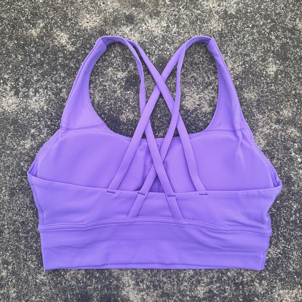 PrimeWalk Solid Color Fitness Sport Bra