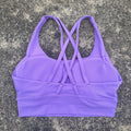 PrimeWalk Solid Color Fitness Sport Bra
