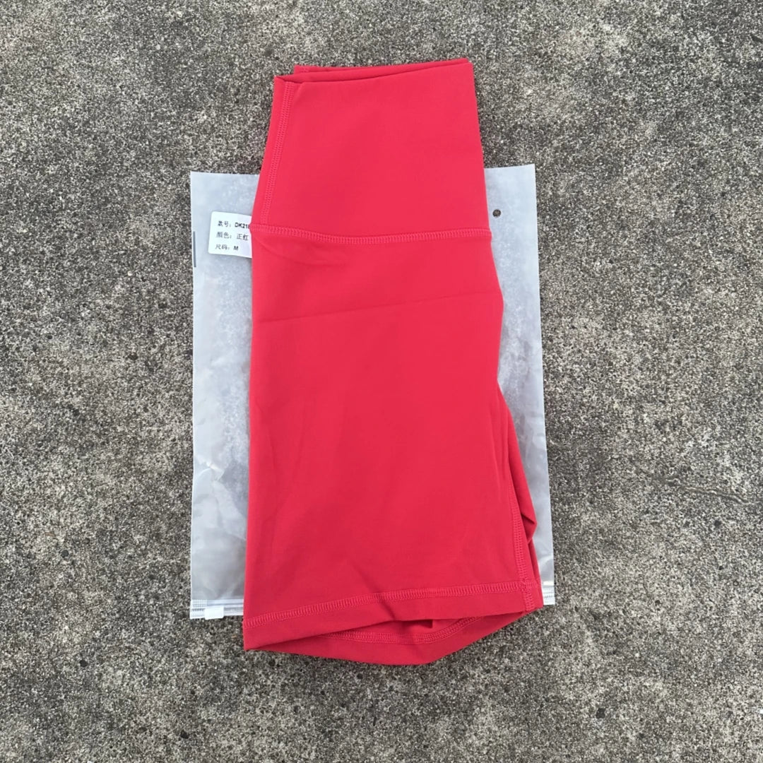 PrimeWalk Solid Color High Waist Short