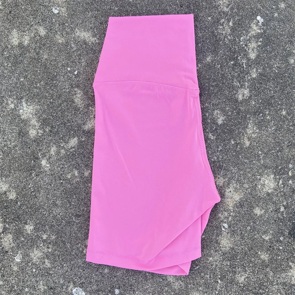 PrimeWalk Solid Color High Waist Short
