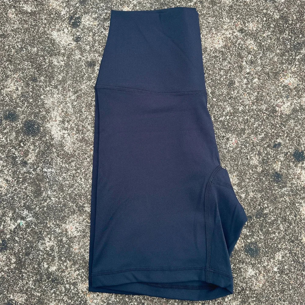 PrimeWalk Solid Color High Waist Short