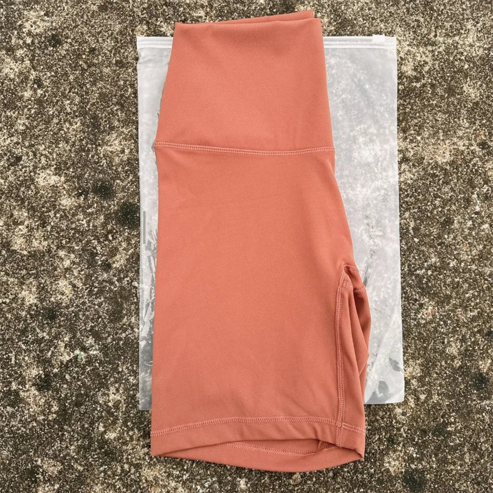 PrimeWalk Solid Color High Waist Short