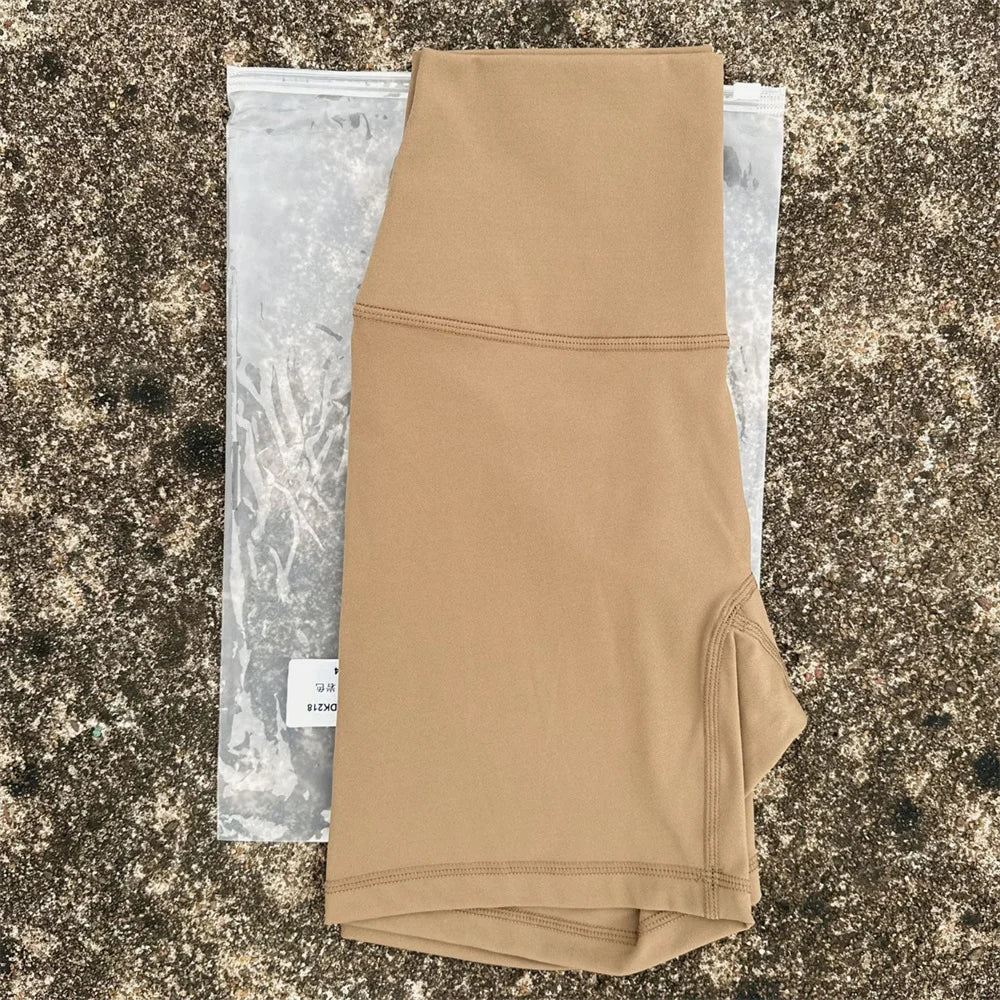 PrimeWalk Solid Color High Waist Short