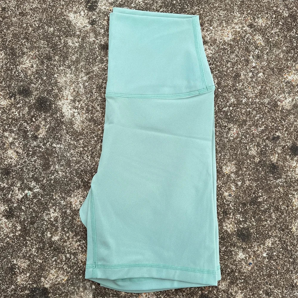 PrimeWalk Solid Color High Waist Short